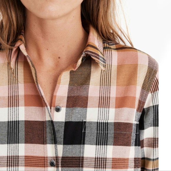 Madewell Classic Ex-Boyfriend Plaid Shirt - Picture 3 of 6